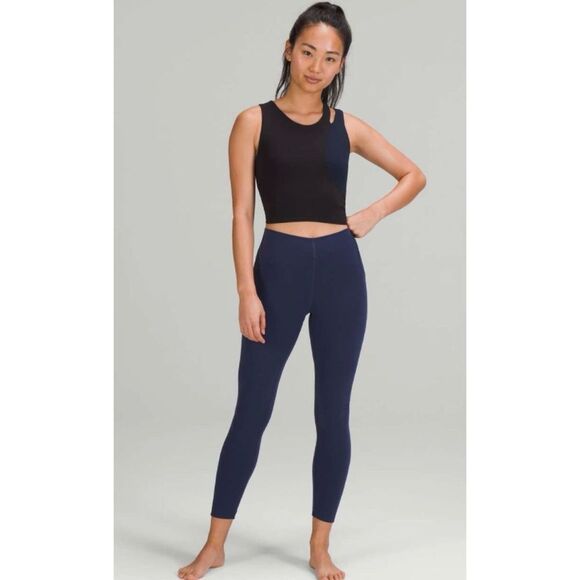 Lululemon Instill High-Rise Tight 25" in Night Sea Size 4 - Picture 3 of 10